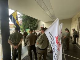 Protest leśników pod Urzędem Wojewódzkim zakończony sukcesem