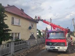 Burze nad Opolszczyzną: niemal 100 interwencji strażaków . AKTUALIZACJA