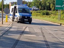 Wypadek na przejściu dla pieszych w Nysie