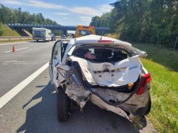 Dwa zdarzenia drogowe na A4. Droga już jest przejezdna