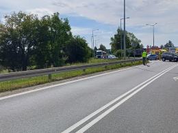 Czołówka dwóch osobówek w Ząbkowicach Śląskich. Na miejscu lądował Opolski LPR