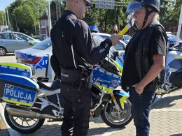 Weekend bezpiecznego motocyklisty. Akcja policyjna we współpracy z WORD Opole