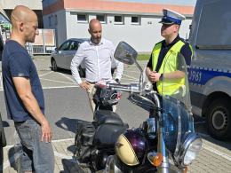 Weekend bezpiecznego motocyklisty. Akcja policyjna we współpracy z WORD Opole