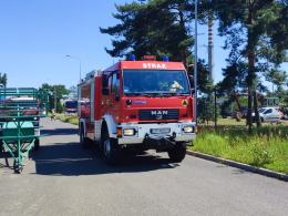 Pożar na ulicy Oświęcimskiej w Opolu