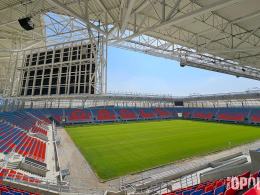 Budowa Stadionu Opolskiego jeszcze się nie skończyła, a obiekt już zachwyca