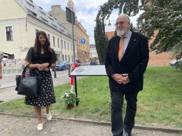 Tablica pamiątkowa Heleny Lehr odsłonięta