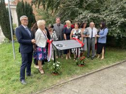 Tablica pamiątkowa Heleny Lehr odsłonięta