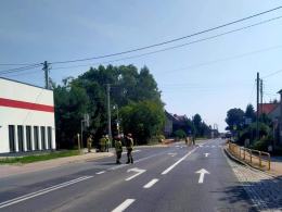 Uszkodzenie gazociągu w Łosiowie - ewakuacja i utrudnienia na trasie Brzeg-Opole