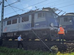 Pożar lokomotywy na Opolu Zachodnim. 208 pasażerów ewakuowano