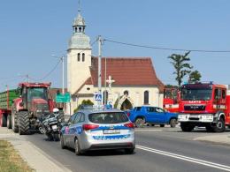 Ciągnik rolniczy śmiertelnie potrącił pieszego