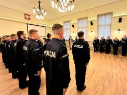 Nowi policjanci ślubowali na sztandar