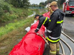 Straż pożarna w całym kraju interweniowała 124 razy