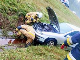 Wypadek na A4 w okolicy Przysieczy
