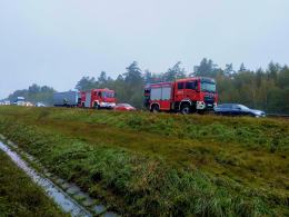 Wypadek na A4 w okolicy Przysieczy