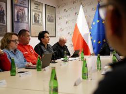 Konferencja sztabu kryzysowego z udziałem ministra Tomasza Siemoniaka