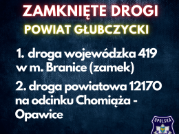 Utrudnienia w ruchu na Opolszczyźnie