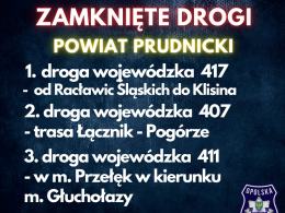 Utrudnienia w ruchu na Opolszczyźnie