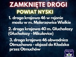 Utrudnienia w ruchu na Opolszczyźnie