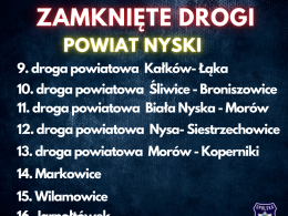Utrudnienia w ruchu na Opolszczyźnie