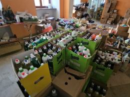 Zbiórka darów w Lewinie Brzeskim: głównie potrzebujemy chemii
