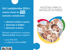 Złóż wniosek o pieniądze z programu "Aktywny rodzic" poprzez mZUS