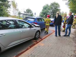 Zderzenie czterech pojazdów na ul. Popiełuszki