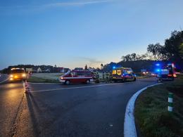 DK45: 67-latek z dwoma promilami wjechał do rowu