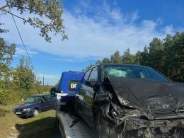 Wypadek trzech samochodów w Boroszowie. Poszkodowanych pięć osób
