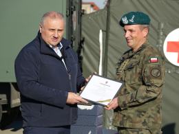 Wojskowy szpital polowy w Nysie zakończył misję po powodzi