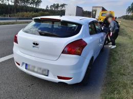 Lpr lądował na drodze. Kolizja i akcja ratunkowa na autostradzie A4