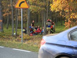 Śmiertelny wypadek młodego motocyklisty na trasie Komprachcice - Szydłów