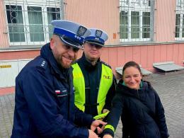 Opolscy policjanci apelują o bezpieczeństwo pieszych i rowerzystów - trwa akcja "NURD"