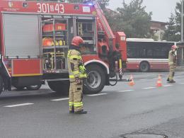 Czołowe zderzenie na ul. Częstochowskiej w Opolu