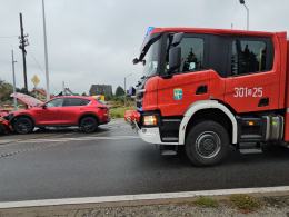 Czołowe zderzenie na ul. Częstochowskiej w Opolu