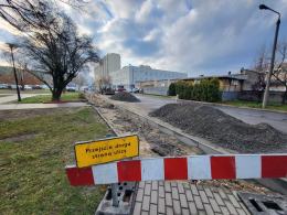 Trwa remont chodnika przy ul. Bytnara Rudego na osiedlu Armii Krajowej