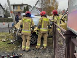 Wypadek na skrzyżowaniu w Opolu-Chmielowicach. Ranna kobieta trafiła do szpitala