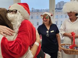 Święty Mikołaj odwiedził także Kliniczne Centrum Ginekologii i Położnictwa