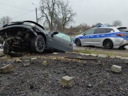 Kolizja w Kujakowicach Górnych. Trzy osoby poszkodowane