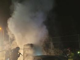 Pożar samochodu osobowego w Urbanowicach