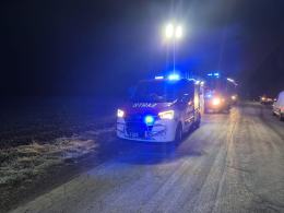Dwa niebezpieczne zdarzenia drogowe na koniec roku