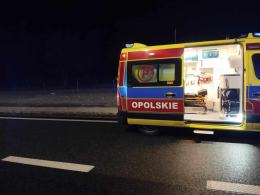 Śmiertelne potrącenie pieszego na autostradzie A4