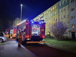 Pożar mieszkania w Kędzierzynie-Koźlu: część mieszkańców nie wróciła do mieszkań