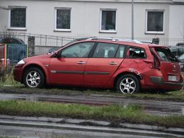 Zderzenie dwóch pojazdów na skrzyżowaniu Rejtana i Wschodniej