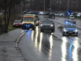 Zderzenie dwóch pojazdów na skrzyżowaniu Rejtana i Wschodniej