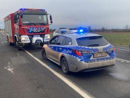Zderzenie trzech samochodów. Matka z dziećmi w szpitalu