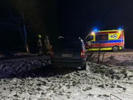 Nietrzeźwy kierowca wpadł do rowu - miał dożywotni zakaz prowadzenia pojazdów
