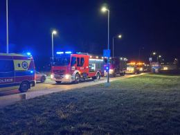 Zderzenie dwóch aut na Północnej
