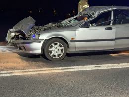 Kolizja na obwodnicy Opola. Kierowca miał dużo szczęścia