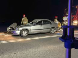 Kolizja na obwodnicy Opola. Kierowca miał dużo szczęścia