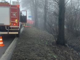 Śmiertelny wypadek na DK46 w Grodźcu. Droga zablokowana